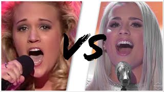 Carrie Underwood vs Gabby Barrett: American Idol Season Vocals
