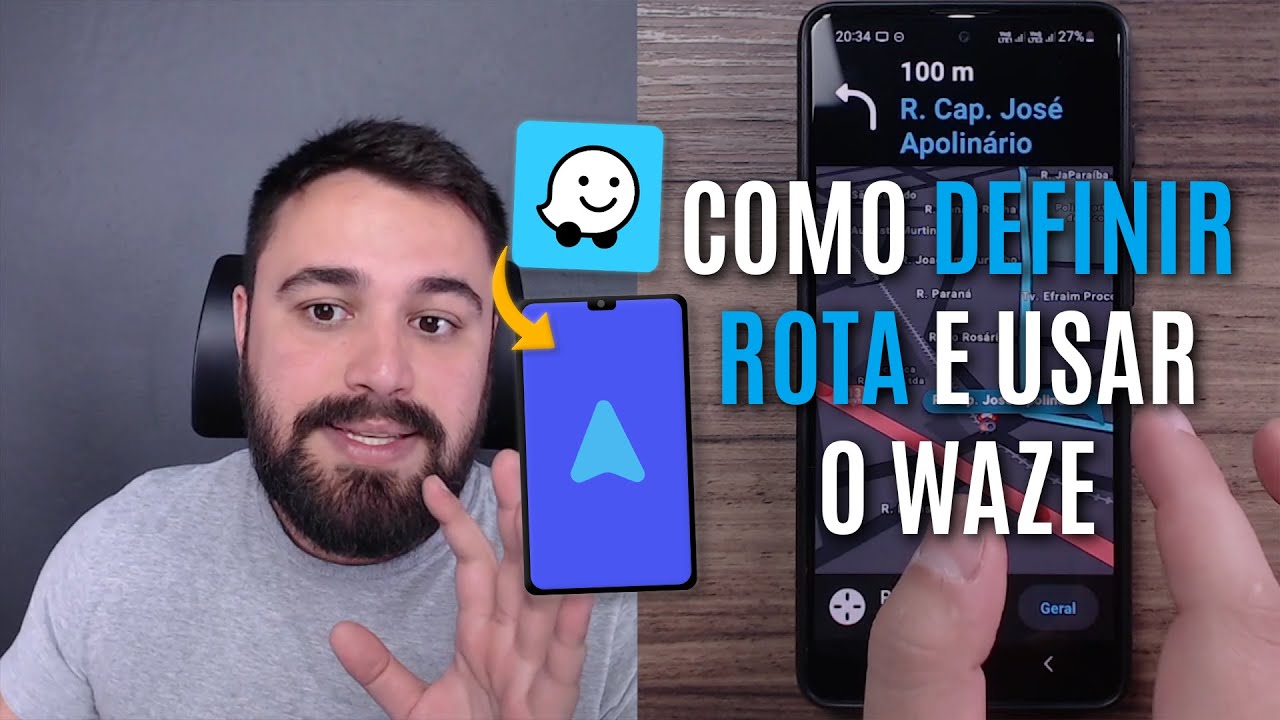 COMO INSERIR UM DESTINO E USAR O APP WAZE NO CELULAR
