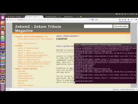 Lazarus build sequence animation - with valgrind --tool=massif