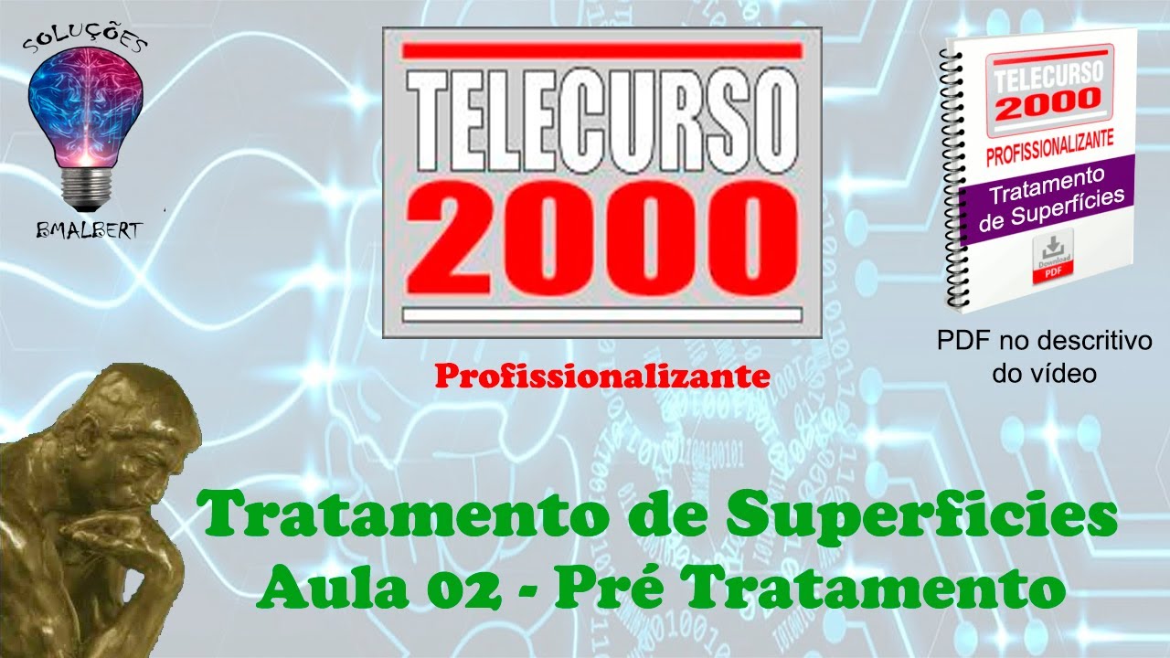 Telecurso 2000 - Tratamento de Superfície - 02 Pré-tratamento