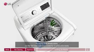 [LG Top Load Washer] General Maintenance For An LG Top Load Washing Machine