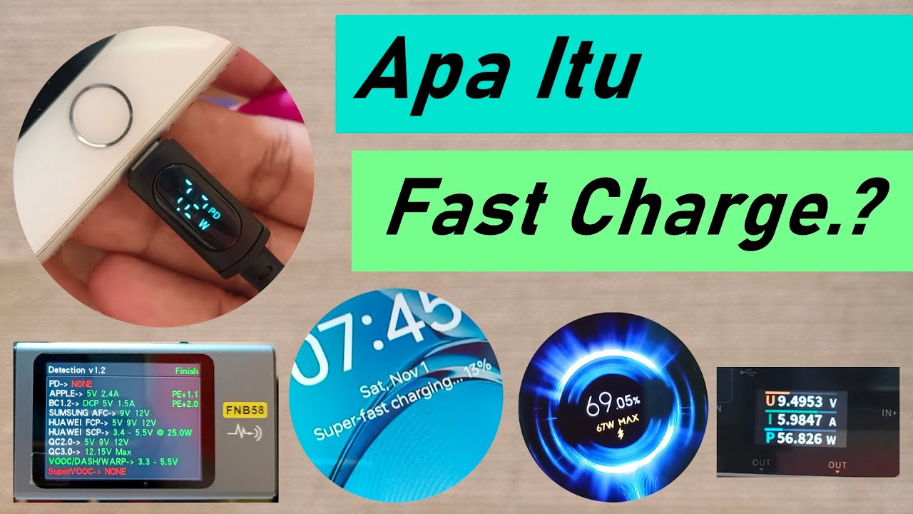 Analisis Perbedaan | Fast Charging | Quick Charge | Protokol Isi Daya Cepat | Dan Indikatornya