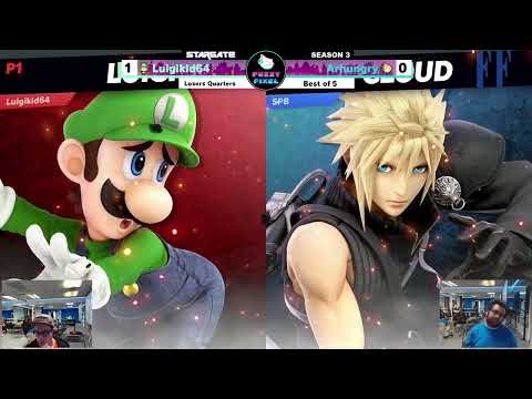 Luigikid64 (Luigi) vs Arhungry (Cloud) -  Losers Quarter-Final  - Stargate #30