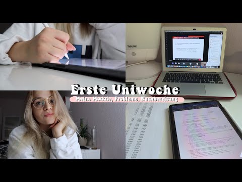 Meine erste Uniwoche /meine Module , online Uni, ivm.//Pauxmeli