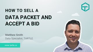 How to Sell a Data Packet and Accept a Bid