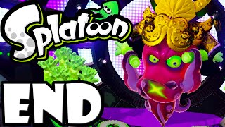 Splatoon Wii U ENDING Final Boss DJ Octavio Single Player Story Mode Scroll Gameplay Walkthrough END