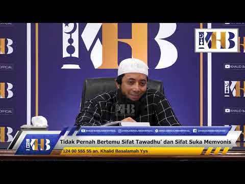 Tidak Pernah Bertemu Sifat Tawadhu' dan Sifat Suka Memvonis Taqmir.com