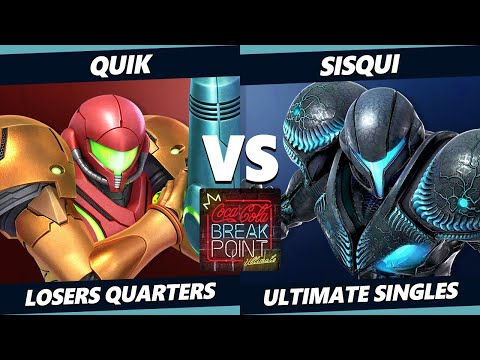 Coca-Cola Breakpoint Losers Quarters - quiK (Samus) Vs. NCE | sisqui (Dark Samus) SSBU Ultimate