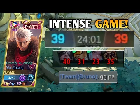 Super Intense Game That Made Me Pee In My Pants 🥶 | Yu zhong Mobile Legends