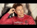 CANELO FINALLY REVEALS FIGHT NIGHT WEIGHT; ADMITS HES WORRIED ABOUT KOVALEV'S JAB