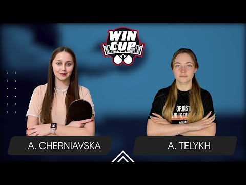 08:00 Alina Cherniavska - Anastasiia Telykh West 1 WIN CUP 25.04.2024 | TABLE TENNIS WINCUP