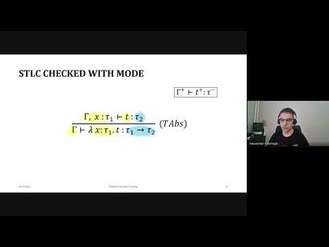 Bidirectional Type Checking