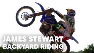 James Stewart heli shoot and backyard riding session