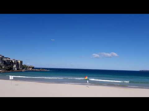 A bit too windy at Bondi Beach, Sydney, NSW, Australia