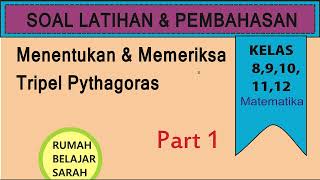 Menentukan & Membuktikan Tripel Pythagoras 1