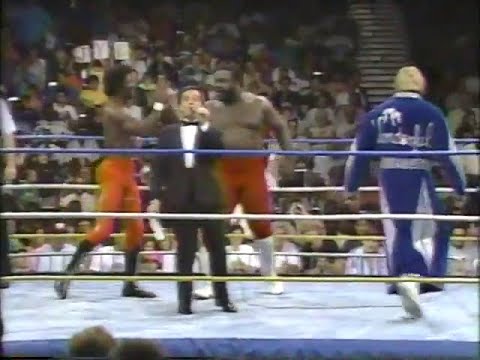 Paul Orndorff Junkyard Dog Rocky King vs. Ric Flair Arn Anderson Barry Windham - 6/11/1990 - WCW