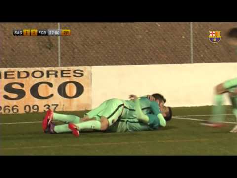 [HIGHLIGHTS] FUTBOL (2AB): At. Saguntino - FC Barcelona B (1-3)