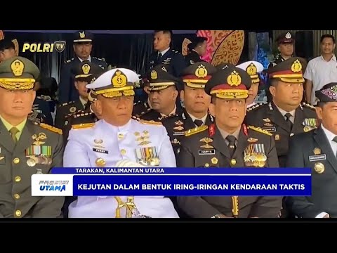 KAPOLDA KALTARA BERI KEJUTAN DI PERINGATAN HUT KE-79 TNI AU DI LANUD ANANG BUSRA
