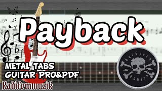 Backyard Babies-Payback Easy Electric Guitar Tutorial Tabs