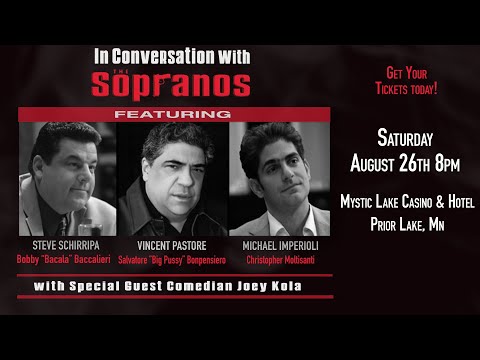 See Conversations with Sopranos Live!