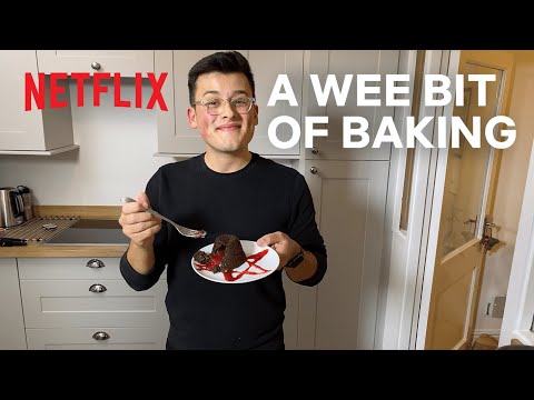 The Great British Bake Off's Michael Chakraverty Bakes 'Sabrina'-Inspired Bloody Fondant | Netflix