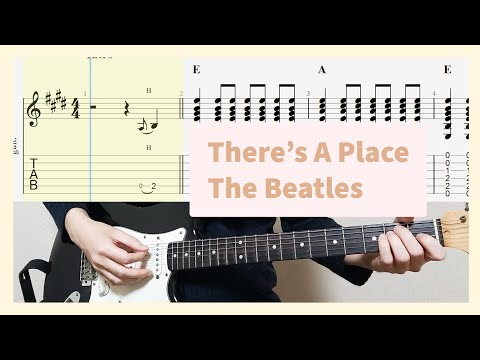 There's A Place - The Beatles Guitar Tab