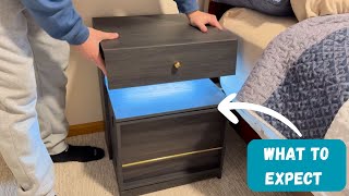 What to Expect | Amberhaus Night Stand with Charging Station
