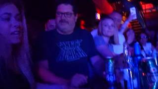 Crowd surfer lady with The Bronx in Ft Lauderdale