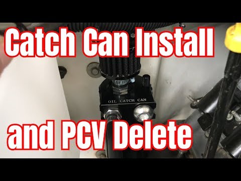 PCV Delete and Catch Can Install for LS Turbo Silverado