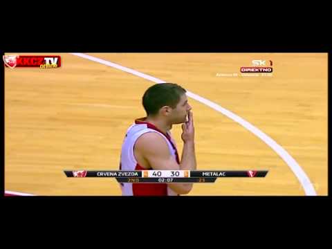 Crvena zvezda Telekom : Metalac 82:59 | Neverovatan koš Jovića [24. kolo ABA lige, 08.03.2015.]