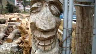 preview picture of video 'Wood Carver's Shop, Gangneung, Korea'