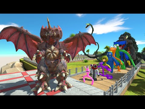 Destoroyah vs Biollante OASIS DEATH RUN - Animal Revolt Battle Simulator