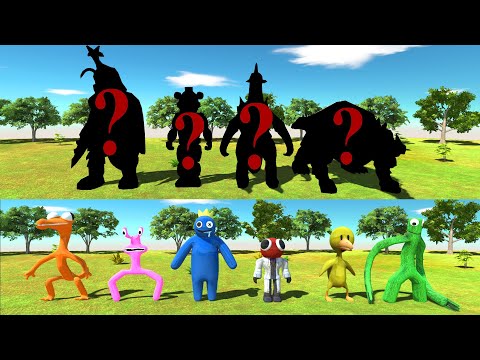 Random Team Fight Team Rainbow Friends - Animal Revolt Battle Simulator
