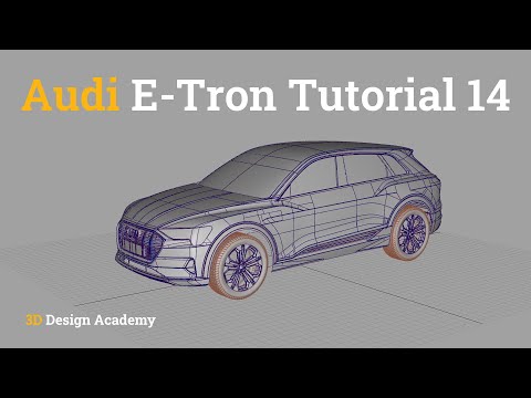 Advanced Autodesk Alias Tutorials - Audi E-Tron SUV 14