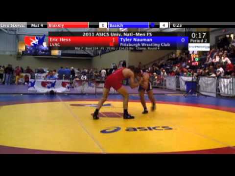 University Freestyle 70kg - Tyler Nauman vs. Eric Hess