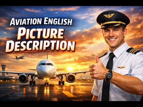 ICAO English Test: Picture Description Practice for Pilots | Aviation English Level 4-6