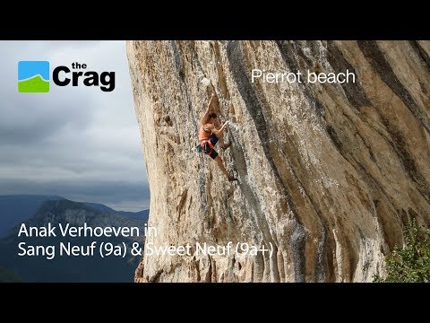 Anak Verhoeven in Pierrot Beach, Sang Neuf (9a) & Sweet Neuf (9a+)
