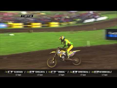 Lawrence passes Lupino - Monster Energy FIM MXoN Presented by Fiat Professional