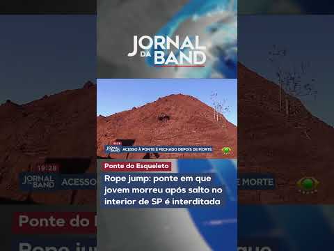 Ponte é interditada após morte de jovem em salto de rope jump em Limeira