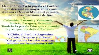 Himno 614 América será para Cristo Video, pista y letra