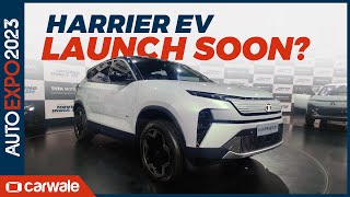 Tata Harrier EV Showcased at Auto Expo 2023 | CarWale Tata Harrier EV Showcased at Auto Expo 2023 | CarWale