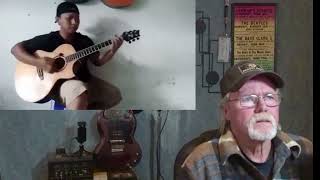 Download lagu ALIP BA TA  Hotel California fingerstyle   REACTION mp3