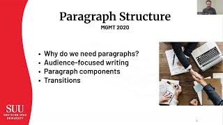 MGMT2020   W3D1 Paragraph Structure