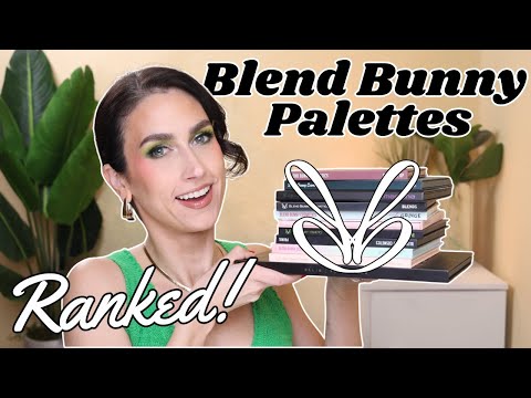 RANKING ALL OF MY BLEND BUNNY PALETTES FROM WORST TO BEST!