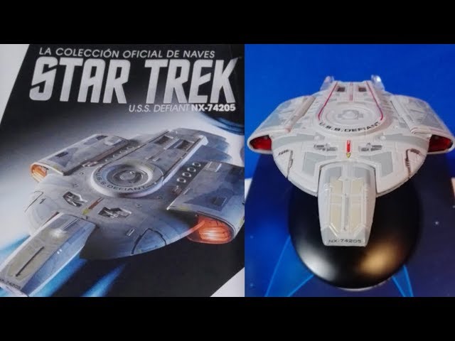 Vídeo relacionado con Star Trek - US Defiant NX-74205 Starship (Edición Box Display) - Star Trek Colección Oficial Starships por Eaglemoss Collections