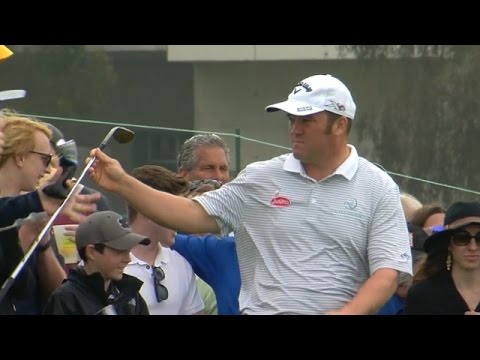 Andrew Svoboda’s world class chip on No. 13 at Farmers