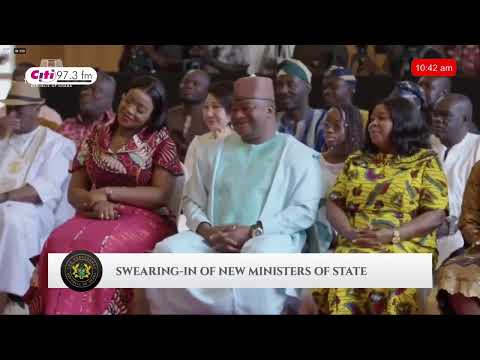 Prez Mahama Swears In Mahama Ayariga And Zanetor Agyeman-Rawlings As Ministers