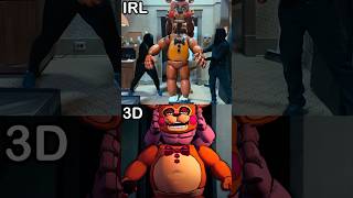 FNaF 2 Movie Freddy VS Toy Freddy - IRL VS 3D