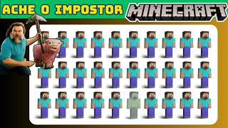 O Que Está Diferente? 👀 Desafios Insanos com Figuras do Minecraft! ⛏️📦| Show Quiz