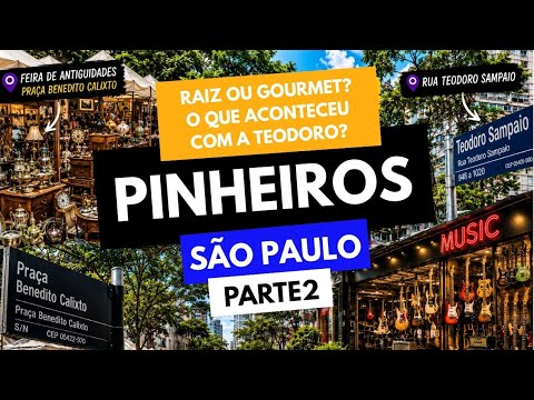 Caminhando por Pinheiros:  Rua Teodoro Sampaio, instrumentos, móveis, Feira de antiguidades e mais!